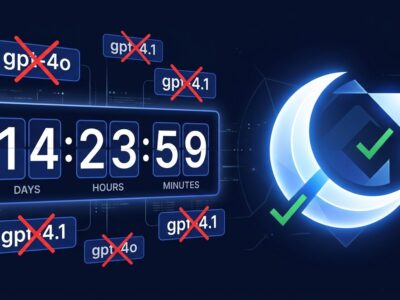Countdown to GPT-4o and GPT-4.1 API shutdown on January 14 2027 with migration to gpt-6-luna