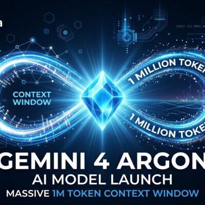 Gemini 4 Argon - Google flagship reasoning model with 1M token context window visualization