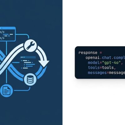 OpenAI Agents API agent loop diagram with Python code