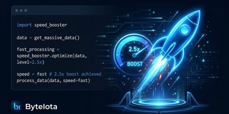 Claude Opus 5.5 fast mode generally available - speedometer showing 2.5x faster output with Python code snippet
