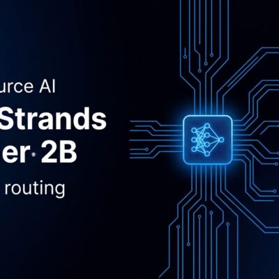 AWS Strands Decider 2B decision model routing diagram showing agent workflow branching paths