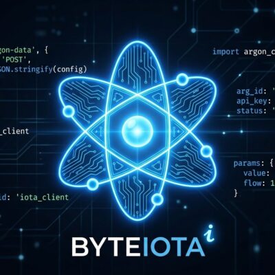 Gemini 4 Argon API developer guide - glowing atom symbol with circuit traces