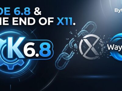 KDE Plasma 6.8 kills X11 session, transitions to Wayland-only