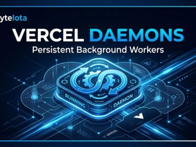 Vercel Daemons always-on background workers running as containers on Fluid compute