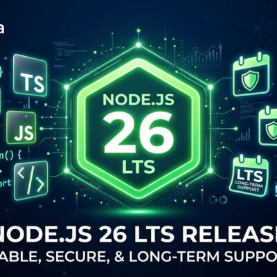 Node.js 26 LTS release on October 28 featuring Temporal API default global and native TypeScript execution
