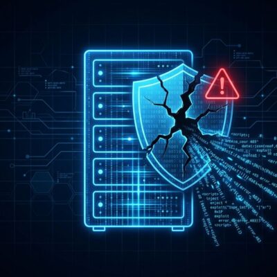 Plex2Shell exploit vulnerability illustration showing server security breach