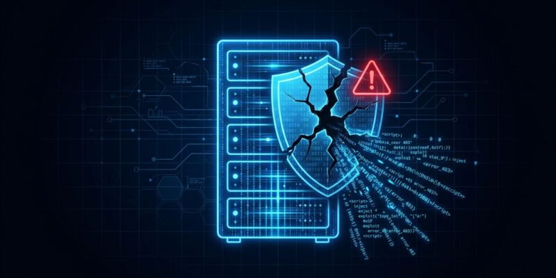 Plex2Shell exploit vulnerability illustration showing server security breach