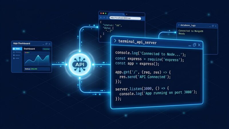 OpenCode 2.0 background service connecting terminal, desktop, and web clients through a shared local daemon