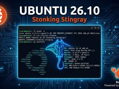 Ubuntu 26.10 Stonking Stingray release - Rust coreutils, Myna AI dictation, post-quantum APT signing