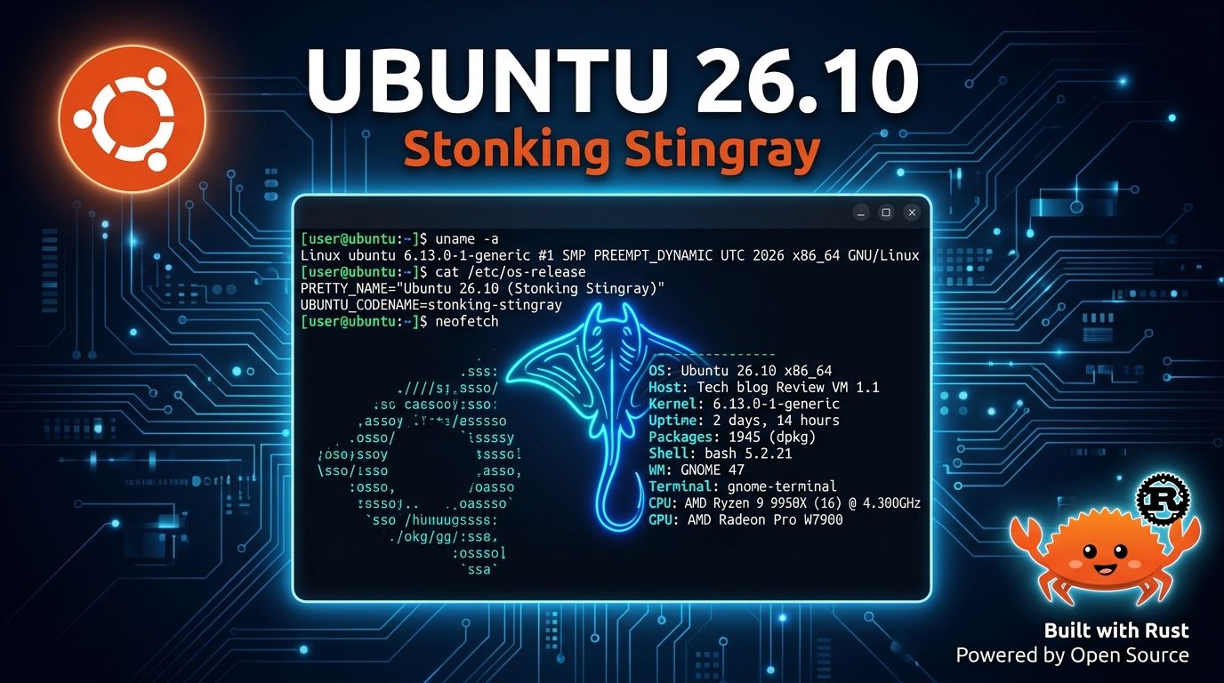 Ubuntu 26.10: Rust Coreutils Done, Local AI, Post-Quantum APT