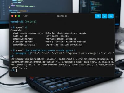 OpenAI official CLI command line tool terminal interface developer API 2026