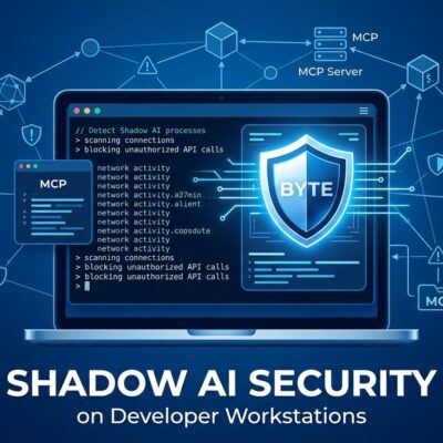 JFrog AI-SEC detecting shadow AI and MCP servers on developer workstations with blue security interface