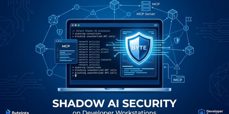 JFrog AI-SEC detecting shadow AI and MCP servers on developer workstations with blue security interface