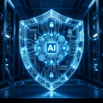 NVIDIA OpenShell sandbox protecting an AI agent with kernel-level isolation and credential security