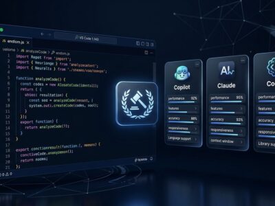 VS Code 1.143 showing multiple AI model cards for Copilot, Claude, and Codex being compared side by side with blue accent colors