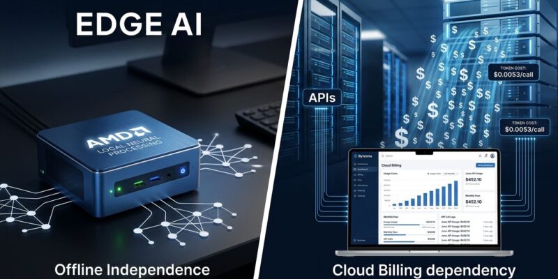 AMD Ryzen AI Halo mini-PC versus cloud API billing — local inference comparison for developer workstations