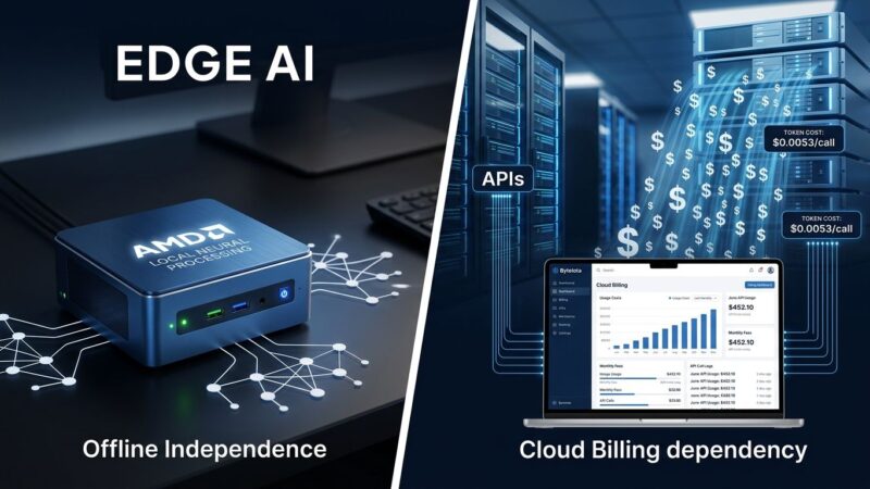 AMD Ryzen AI Halo mini-PC versus cloud API billing — local inference comparison for developer workstations