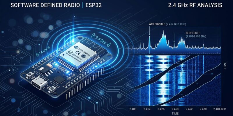 Microcontroller Chip Test ESP32 Hidden SDR: Your $5 Chip Can Receive 2.4 GHz Signals | byteiota