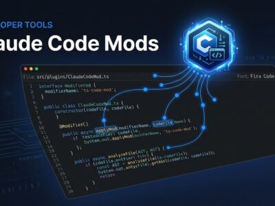 Claude Code Mods — TypeScript plugins that intercept tool calls and rewrite the agent from inside