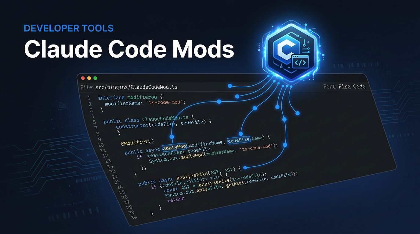 Claude Code Mods: Write TypeScript Plugins That Rewrite the Agent