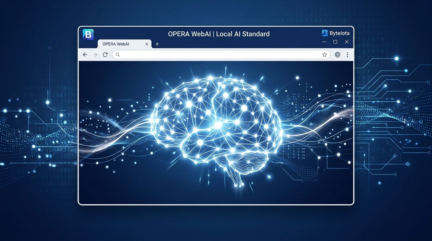Opera WebAI: Local AI in Your Browser, No API Key